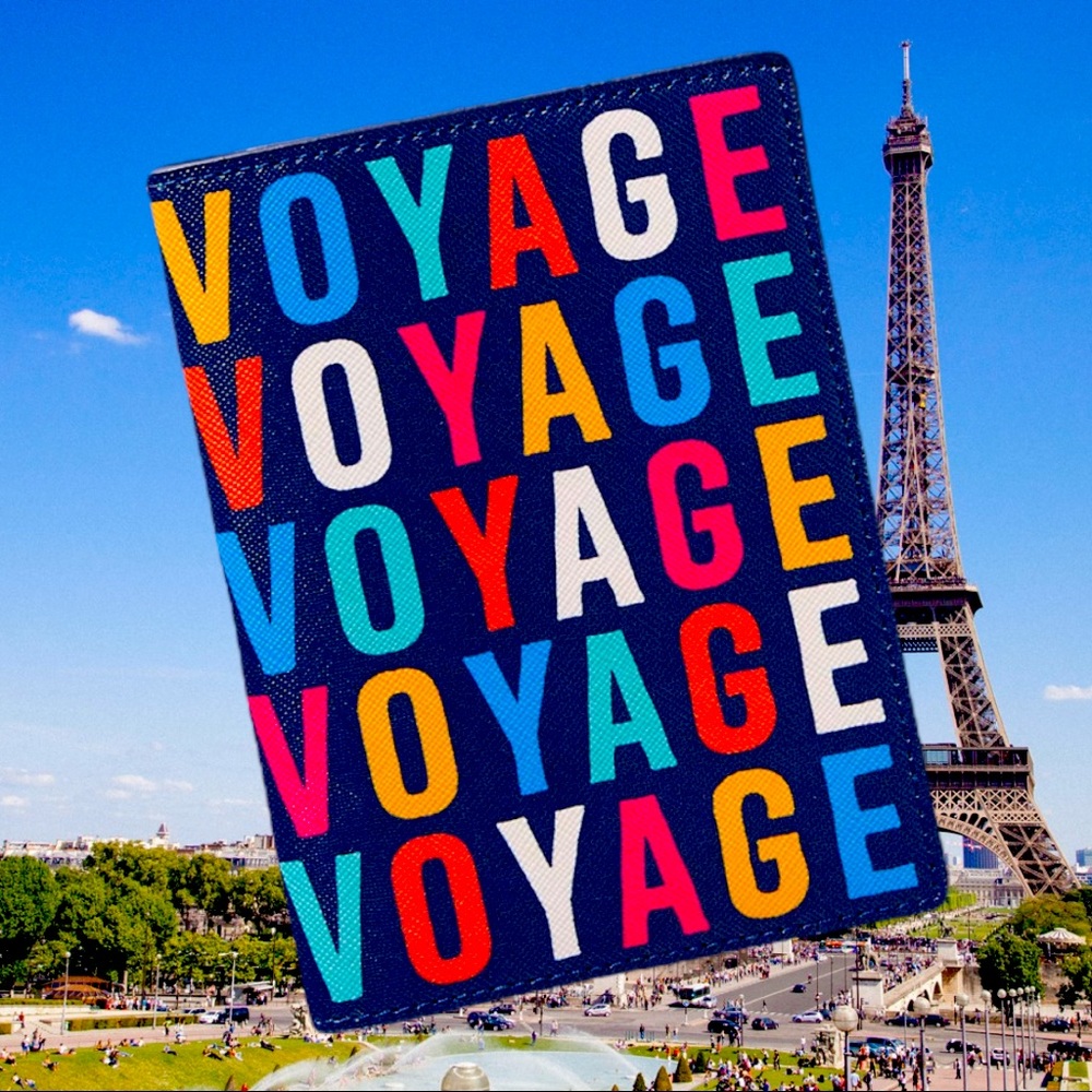 🆕 ANTHROPOLOGIE VOYAGE PASSPORT HOLDER NWT